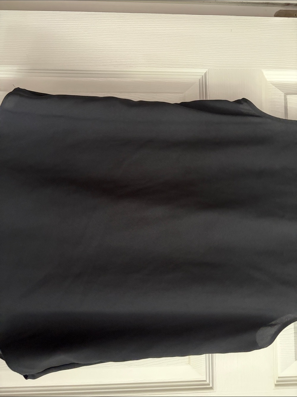Ann Taylor Black Sleeveless Button-Front Collared Blouse - Picture 11 of 12